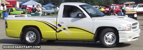 Above: Dodge Dakota R/T, photo from 2010 Mopars Nationals Columbus, Ohio.