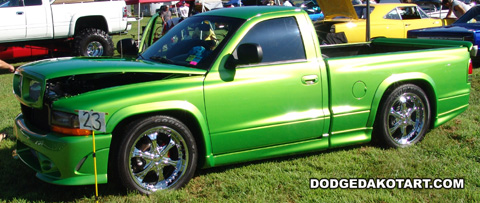 Above: Dodge Dakota R/T, photo from 2011 Mopars Nationals Columbus, Ohio.